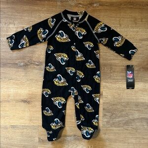 Jacksonville Jaguars Fleece Footed Sleeper